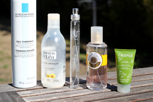 produits beauté terminés la roche posay, secrets de léa, l'occitane, caudalie