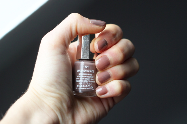 vernis mavala marron glacé