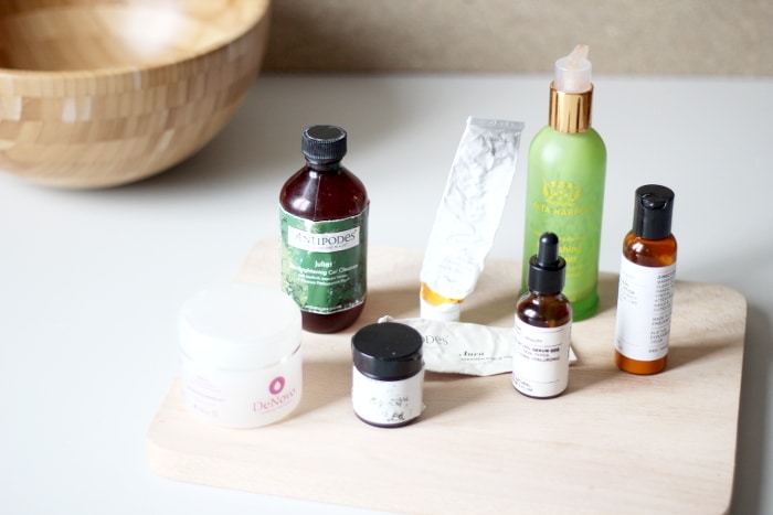 produits terminés : antipodes, tata harper, denovo, evolve beauty, dr. hauschka