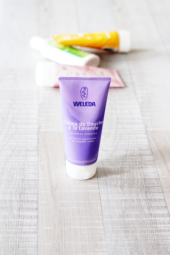 weleda crème de douche lavande