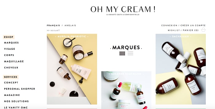 e-shops beauté bio préférés oh my cream