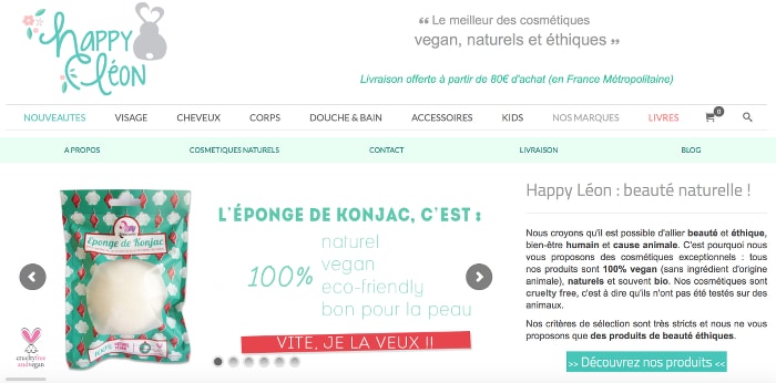 e-shops beauté bio préférés happy leon