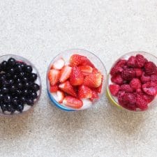 Verrines de tapioca au lait de coco