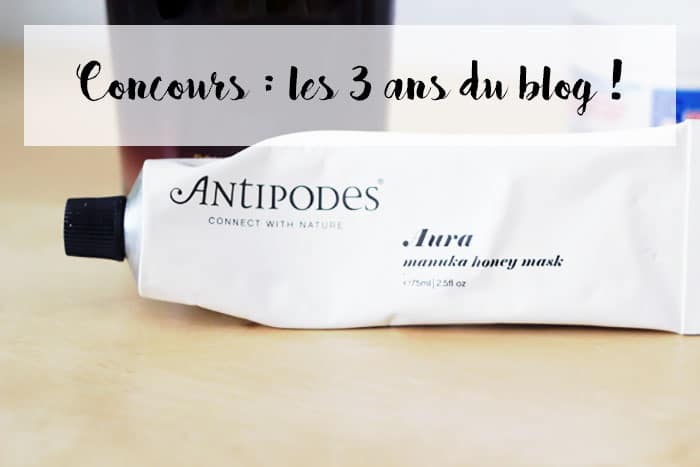 concours blog : gagne le masque aura manuka d'Antipodes