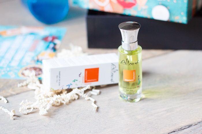 l'eau de parfum de soin altearah bio biotyfull box de novembre