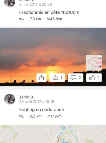 application sport strava