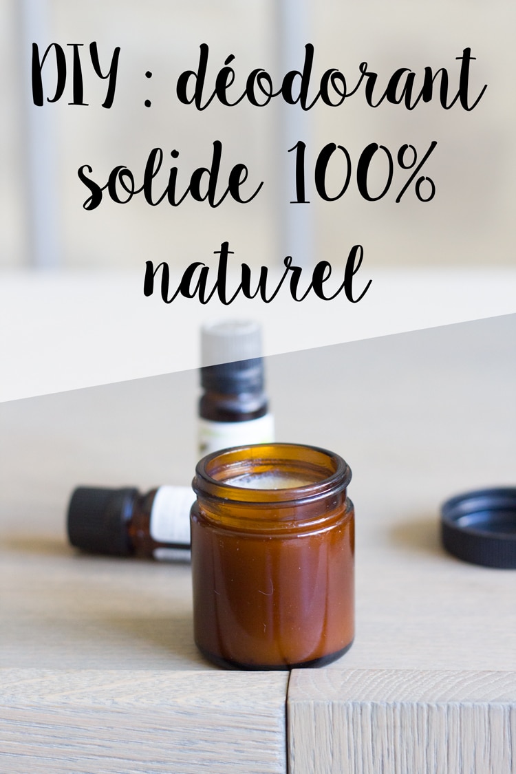 DIY déodorant solide naturel