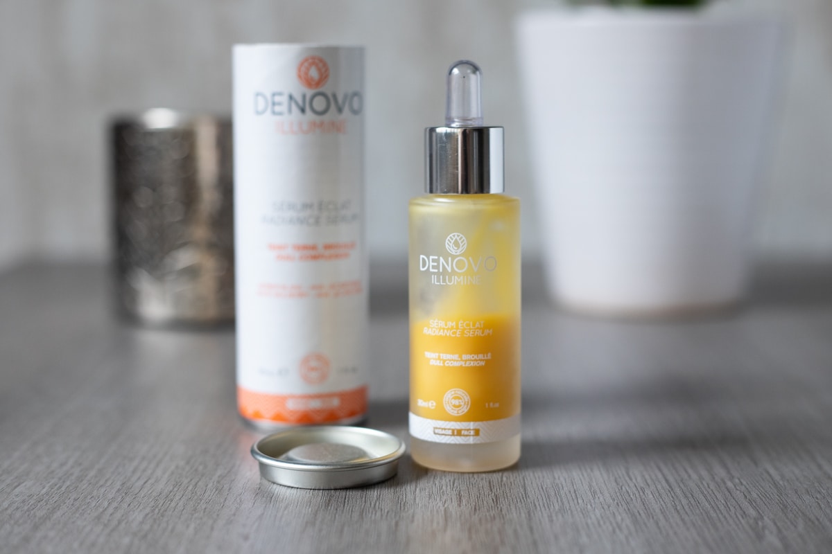 routine de soins bio - sérum éclat denovo