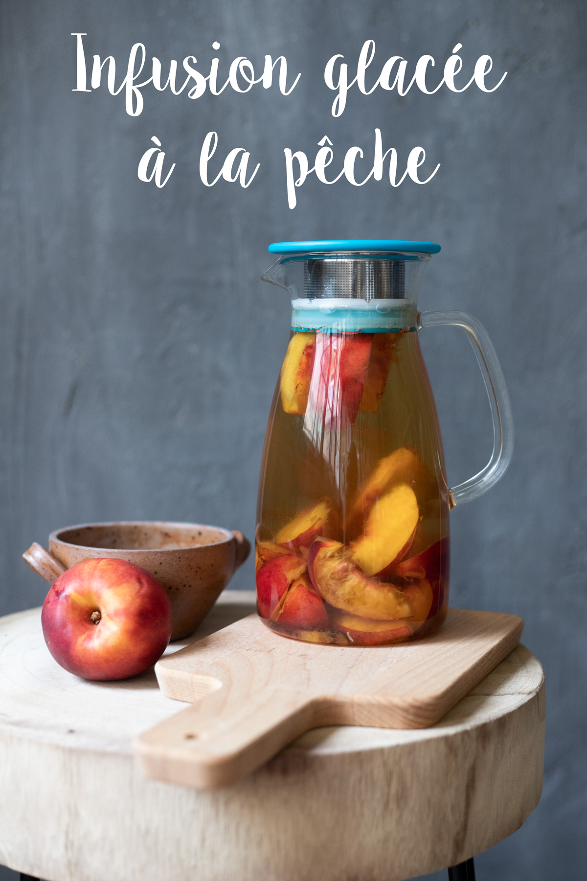 recette infusion glacée à la pêche