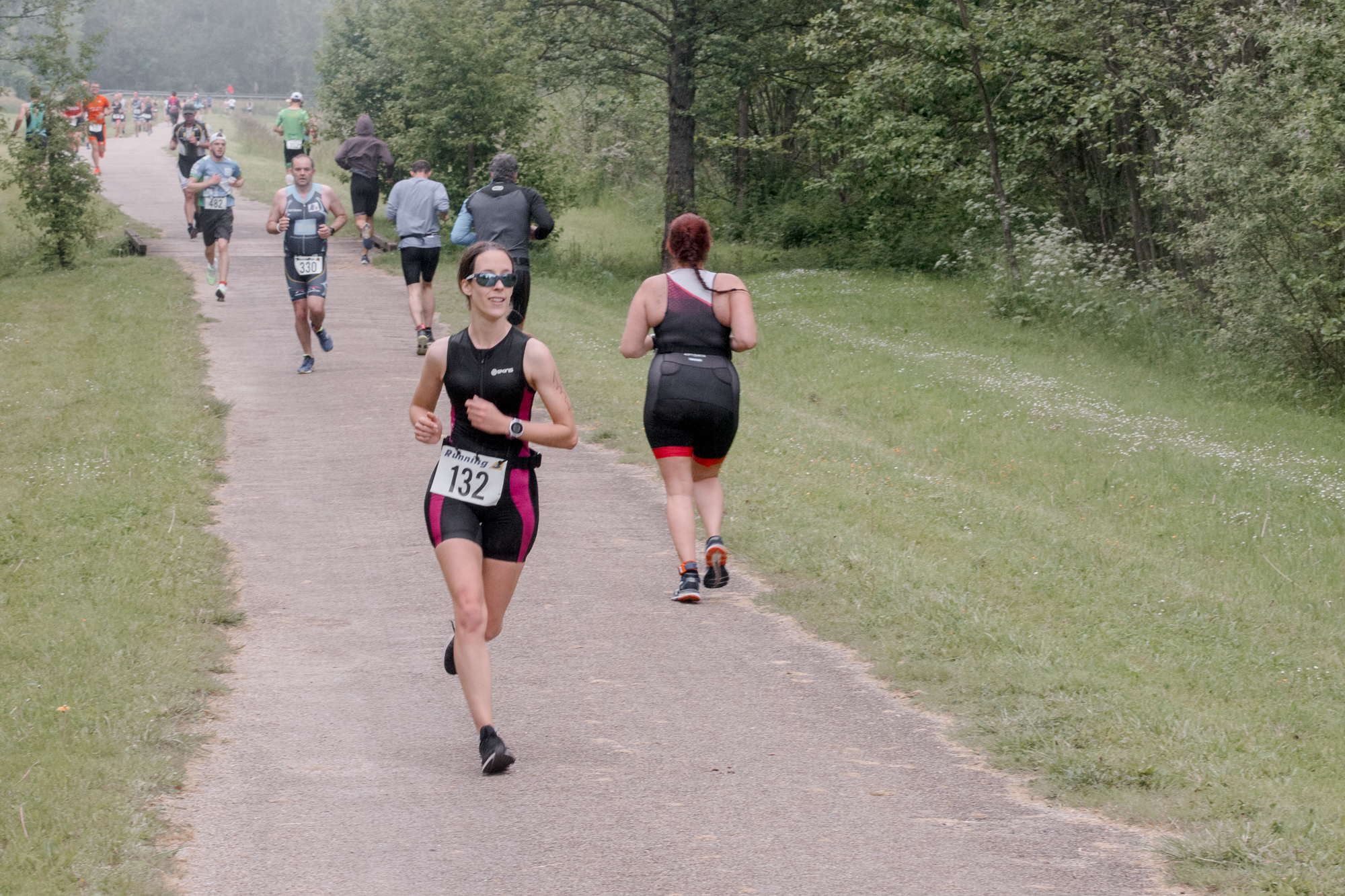 premier triathlon : course à pied