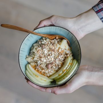 porridge pomme cannelle vegan
