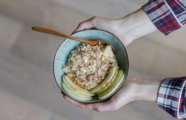 porridge pomme cannelle vegan