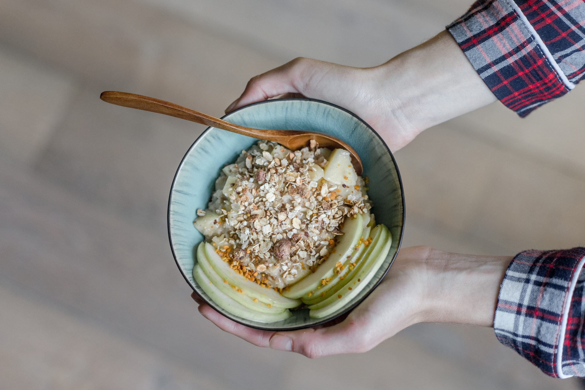 porridge pomme cannelle vegan