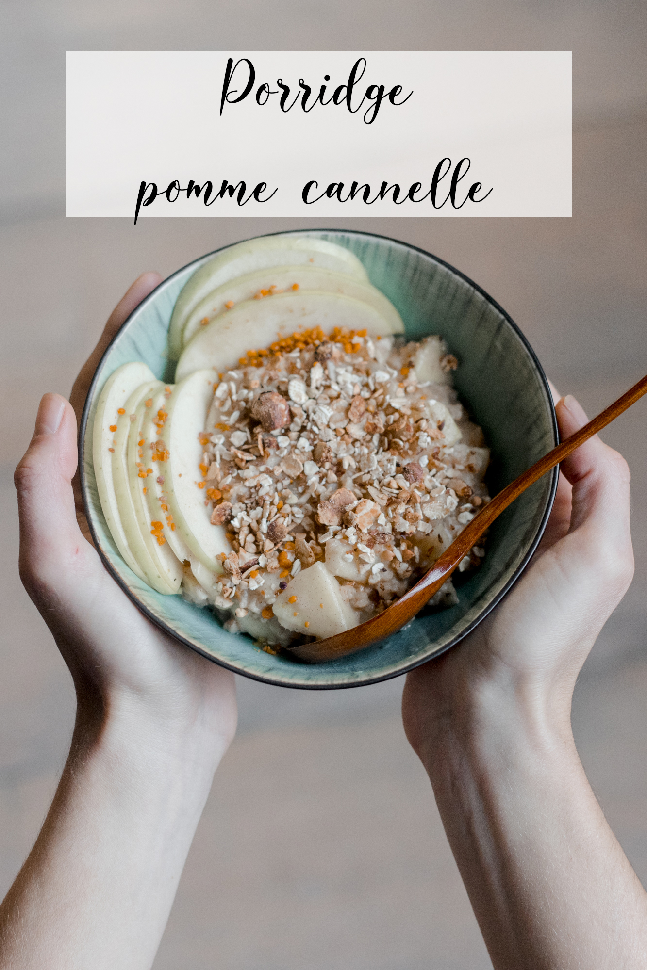 recette vegan porridge pomme cannelle
