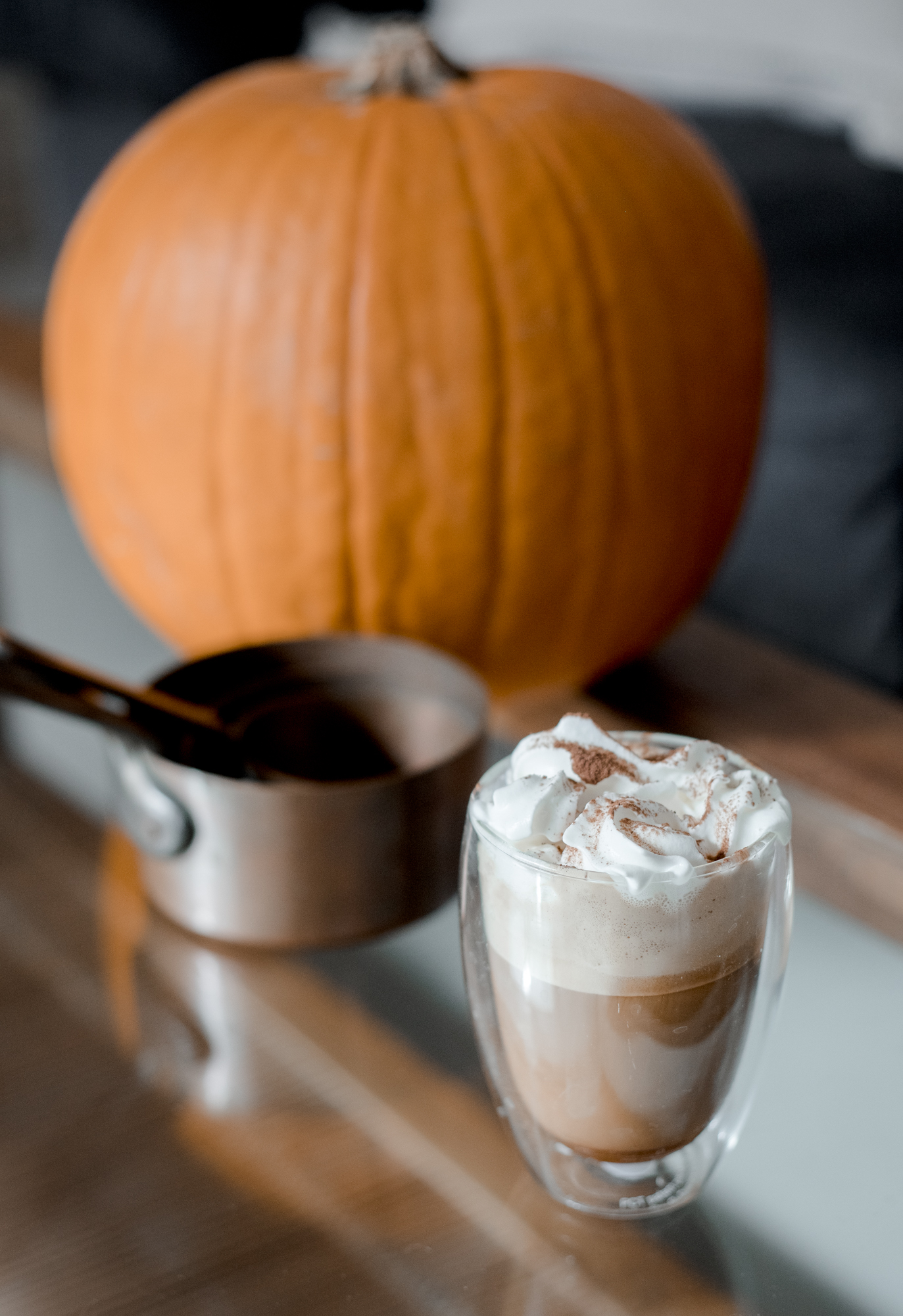 boisson d'automne réconfortante à base de café