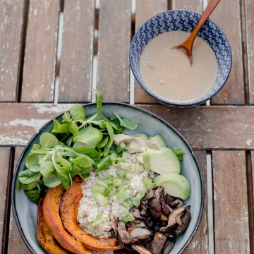 sauce tahini crémeuse pour buddha bowl